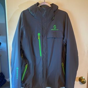 Scott, Blue/Gray, Insulated, Ski Jacket, Large